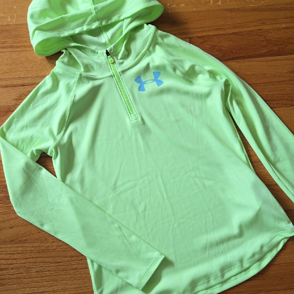 Under Armour Kids Long Sleeve Hoodie - Light Green